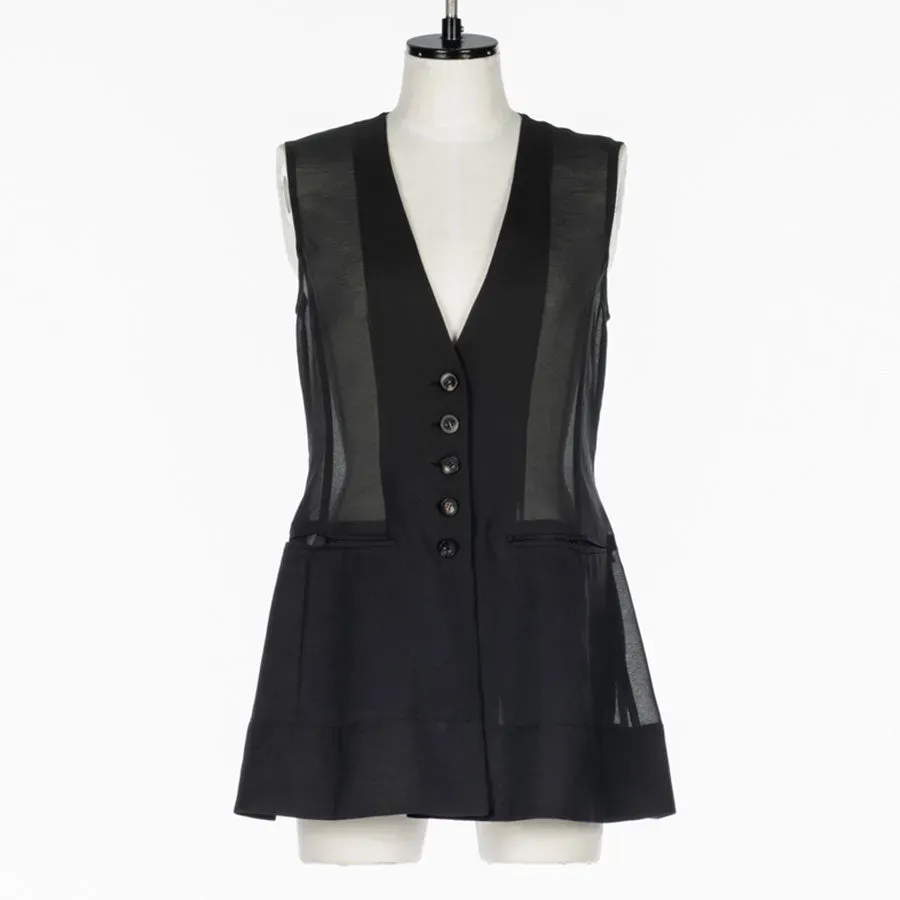 3-Way Sheer Tailored Jacket