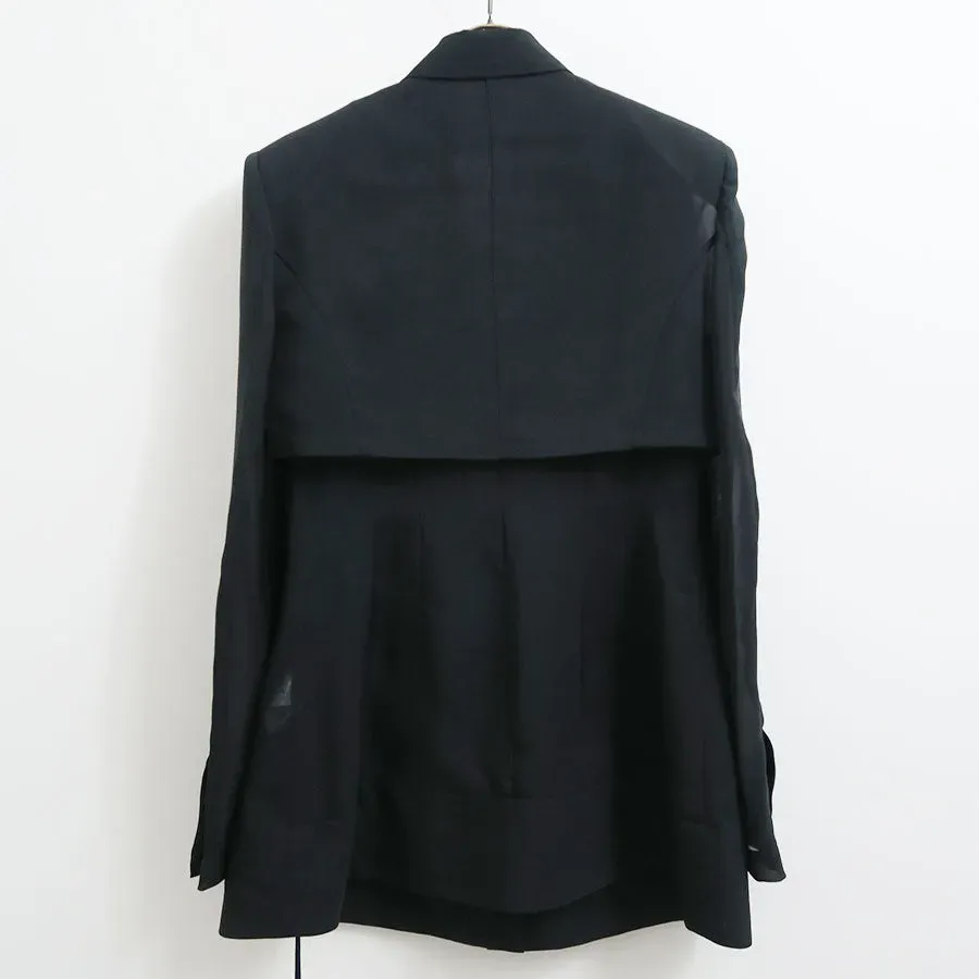 3-Way Sheer Tailored Jacket