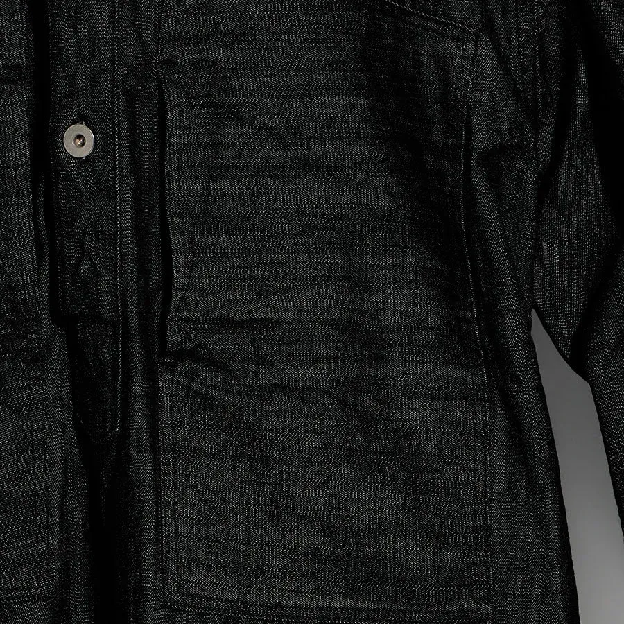 Black Denim Pullover