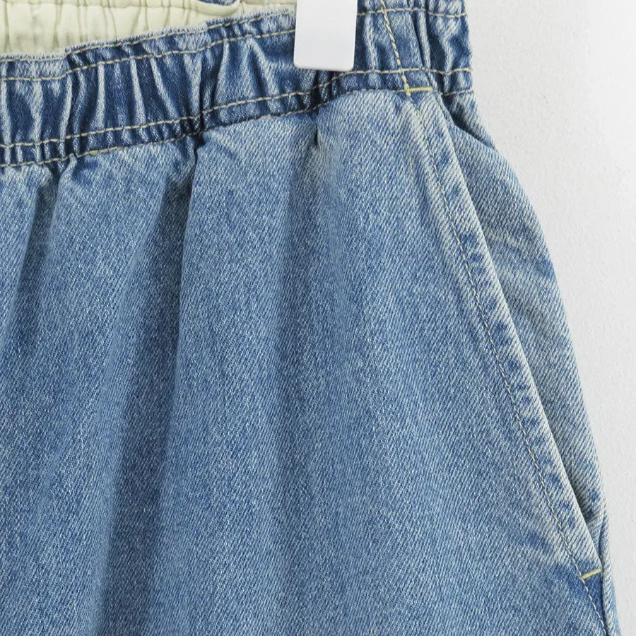 Corporate Denim Easy Pants