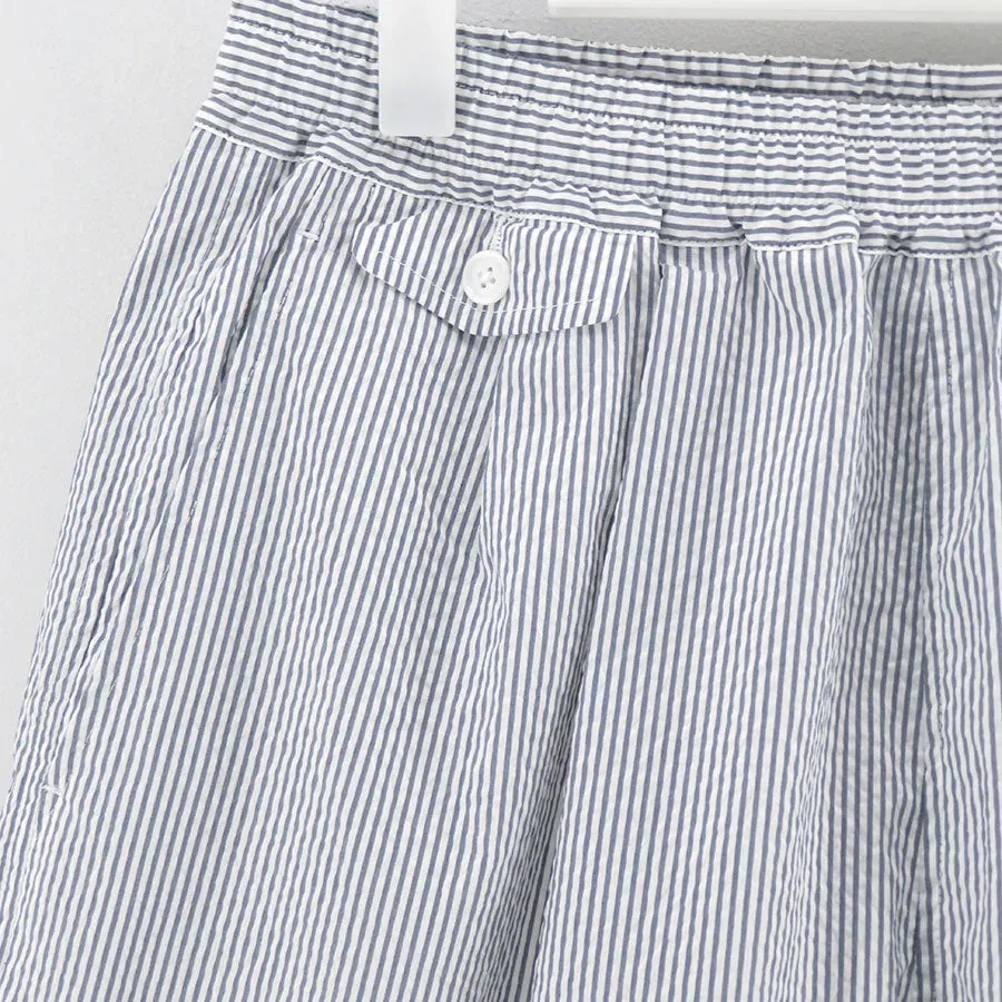 Seersucker Easy Shorts