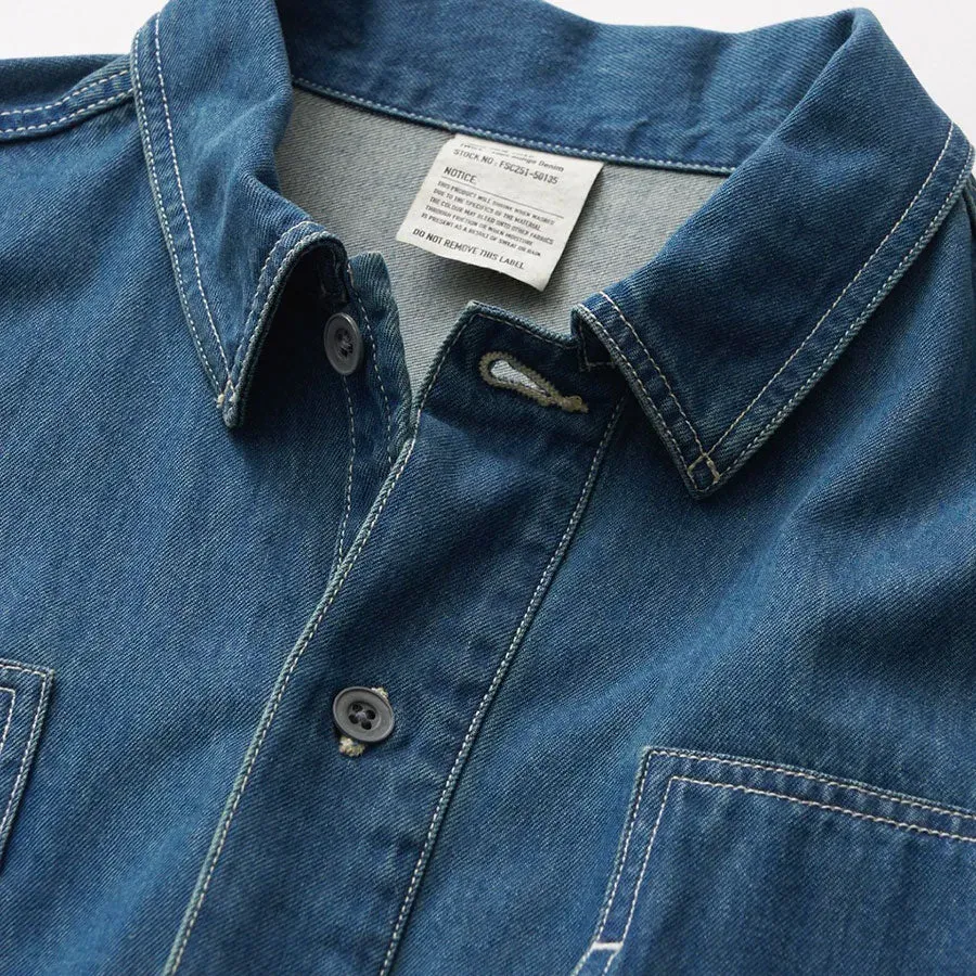 Denim Pullover Shirt