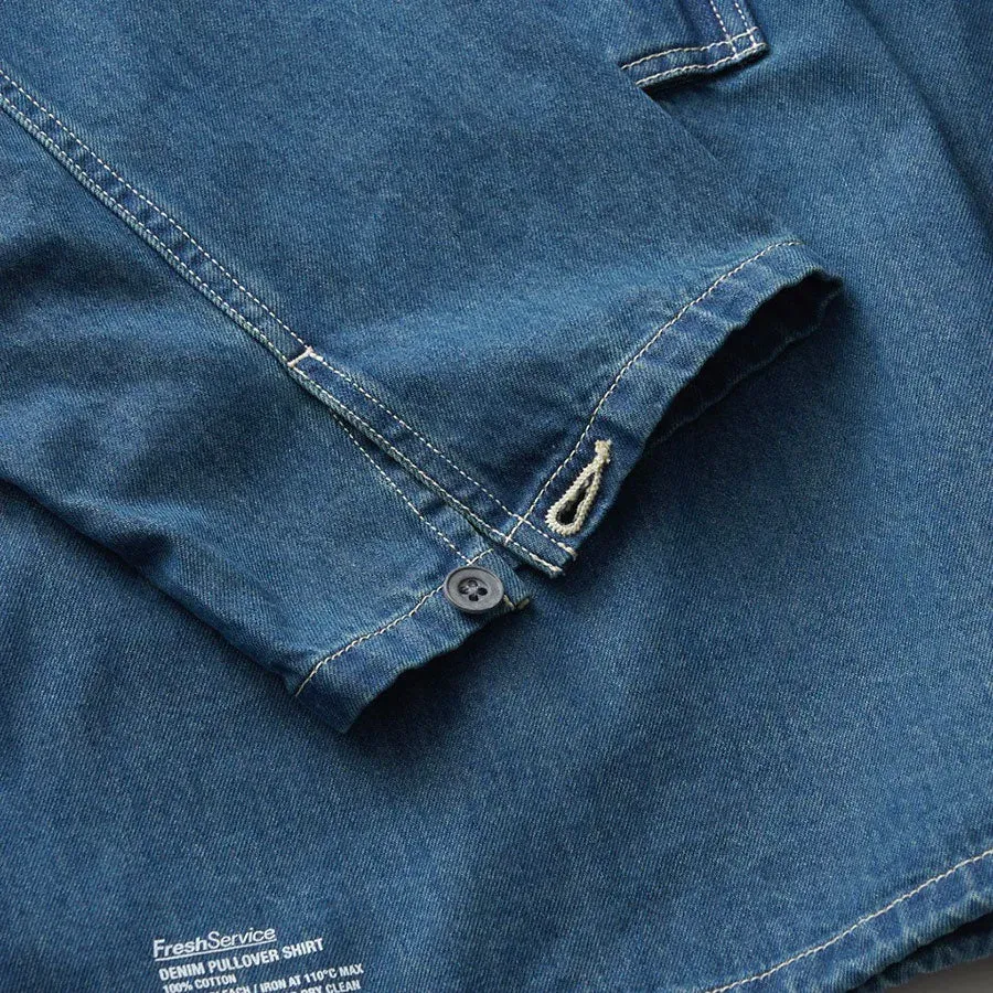 Denim Pullover Shirt