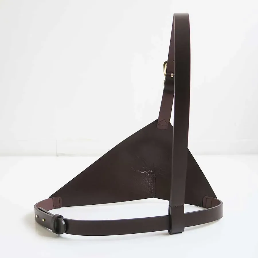 Leather Half Bra