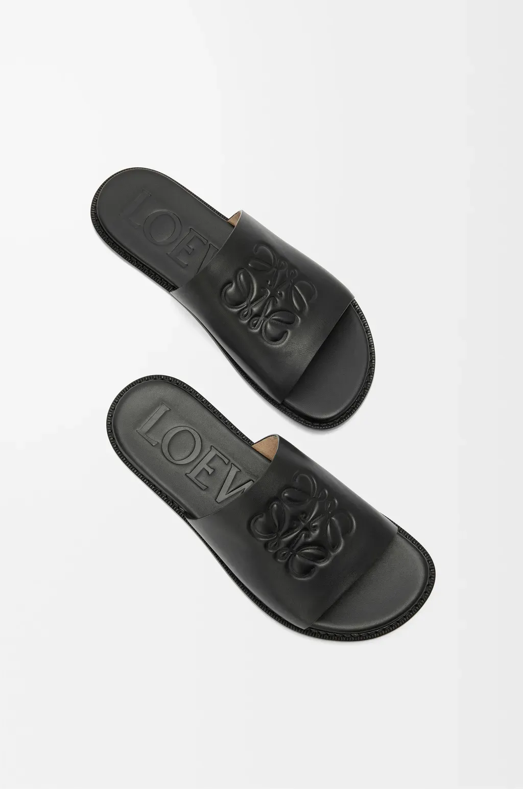 Flex Anagram Slide In Soft Calfskin