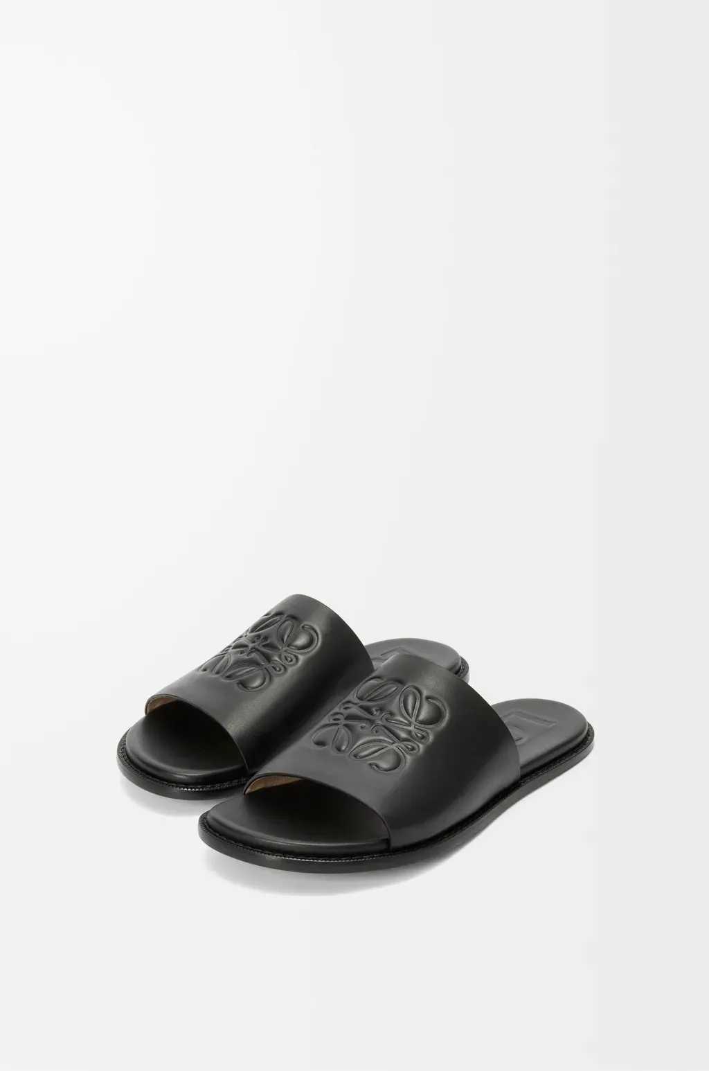 Flex Anagram Slide In Soft Calfskin