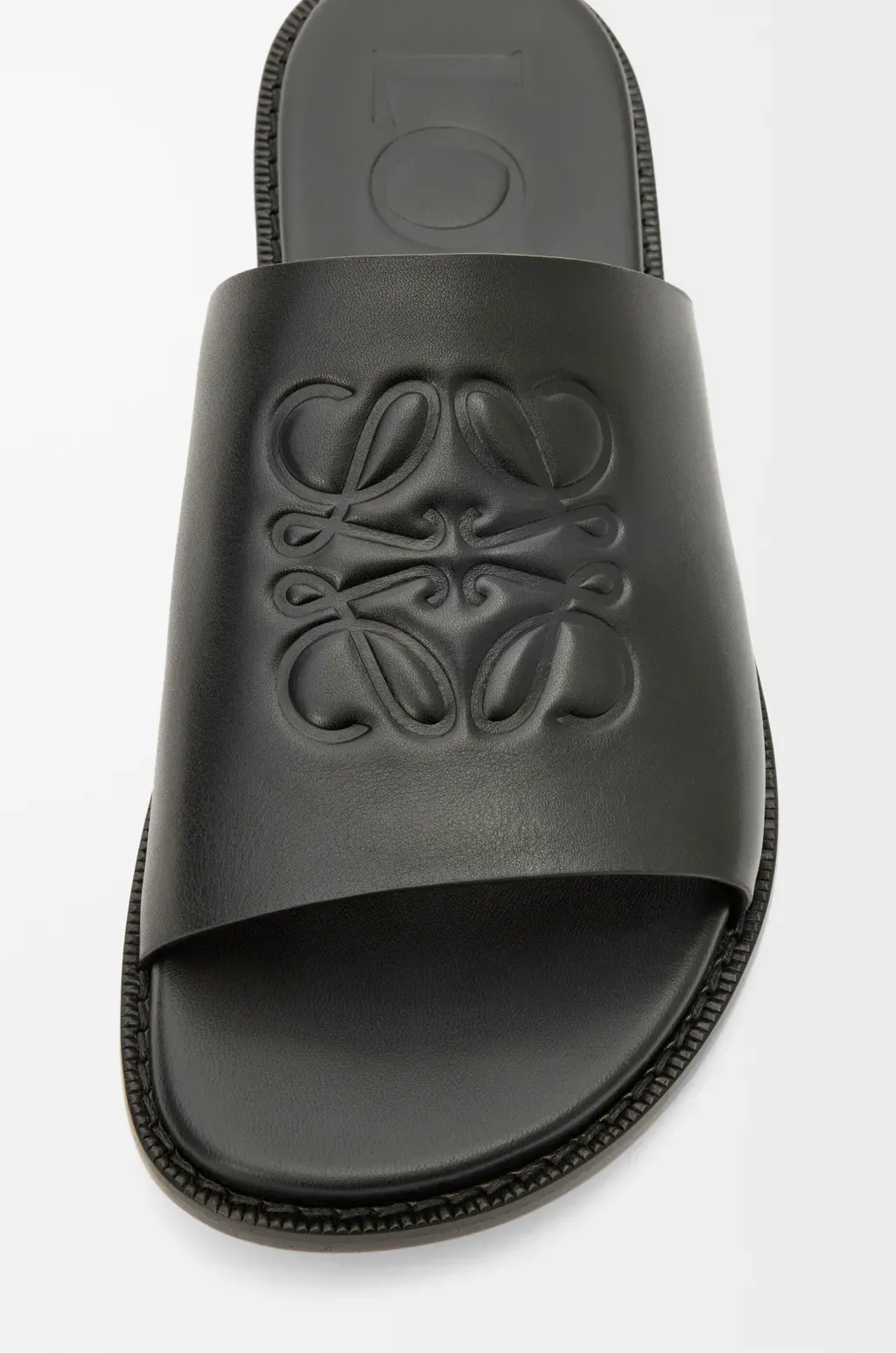 Flex Anagram Slide In Soft Calfskin
