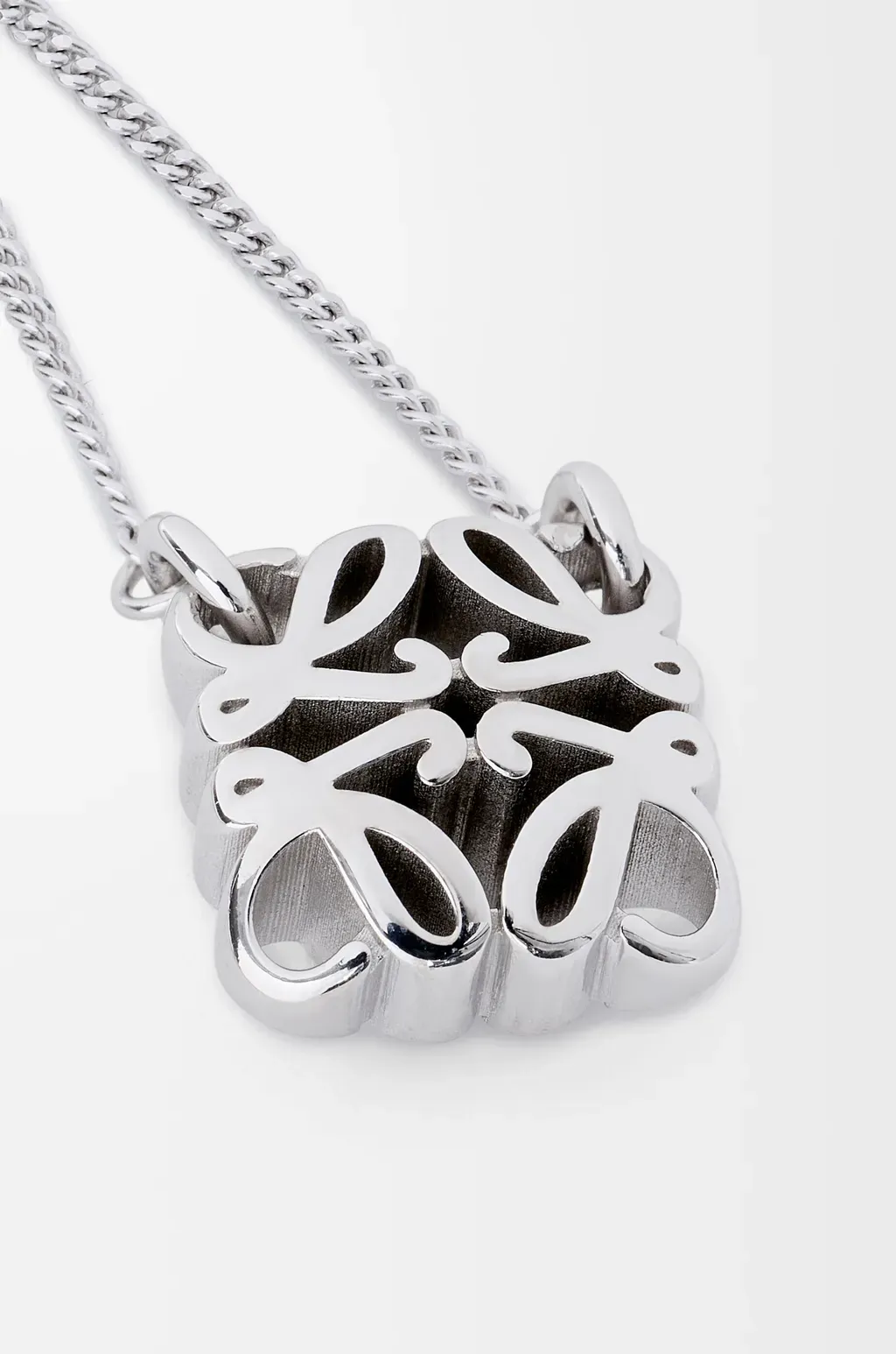 Anagram Bombé Necklace In Sterling Silver