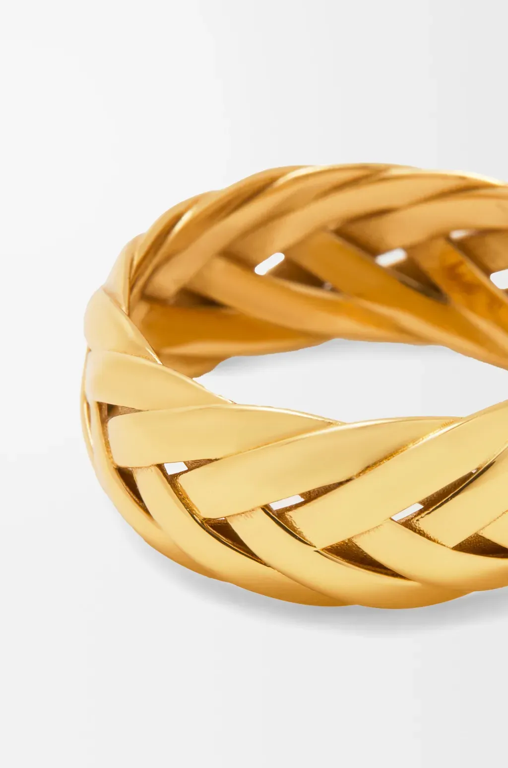 Braided Ring In Sterling Silver