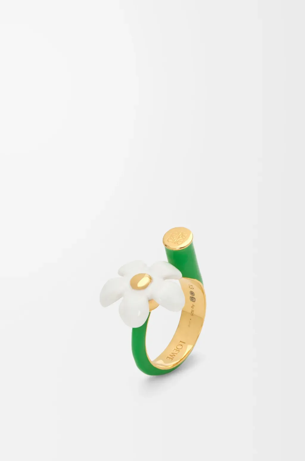 Flor Ring In Sterling Silver And Enamel