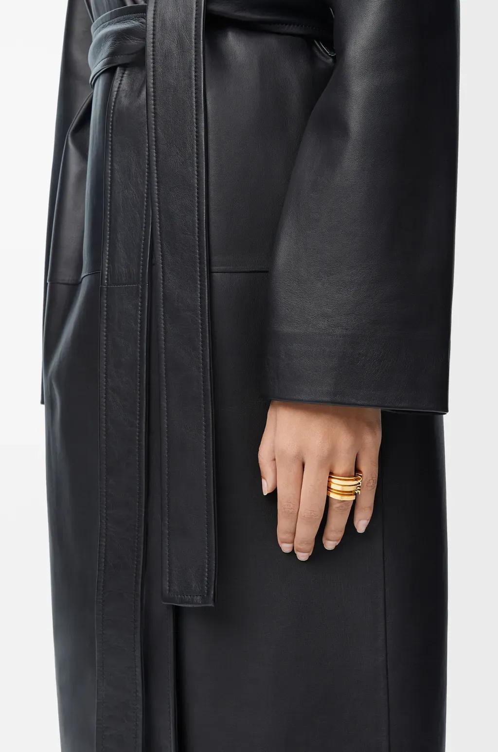 Loewe Graphic Ring In Sterling Silver