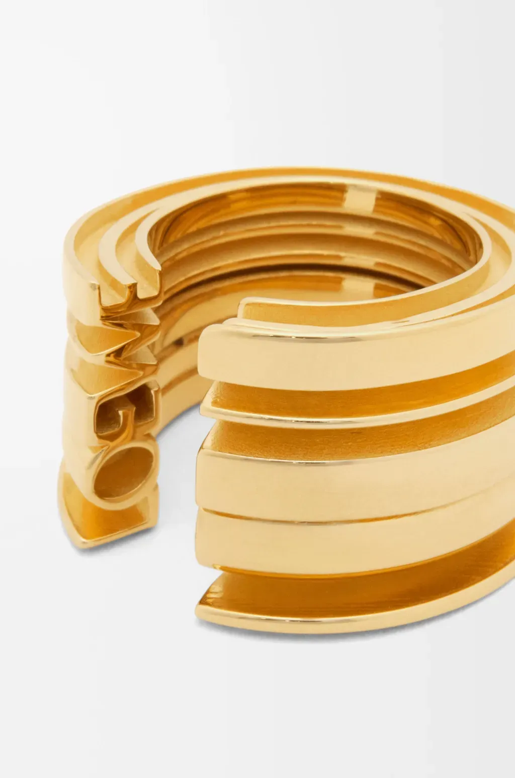 Loewe Graphic Ring In Sterling Silver