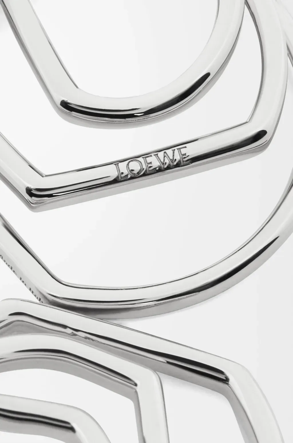 Stacked Hoop Earrings In Sterling Silver