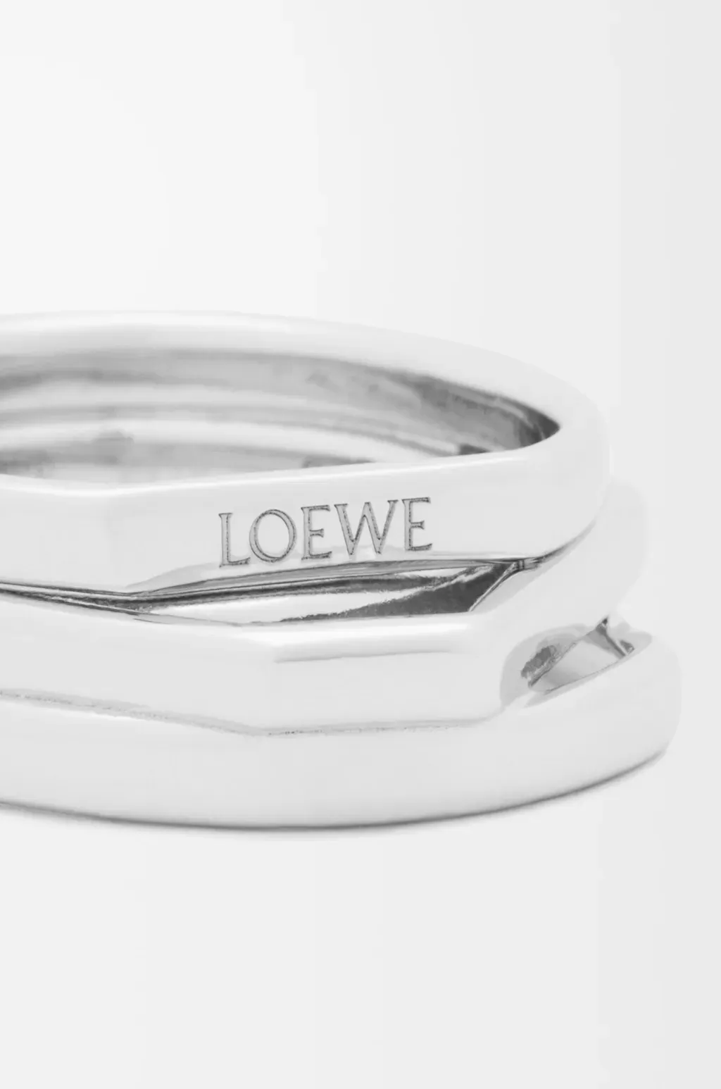 Stacked Ring In Sterling Silver