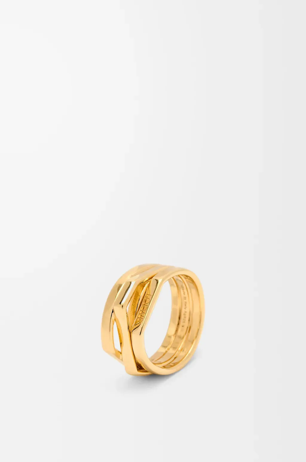 Stacked Ring In Sterling Silver