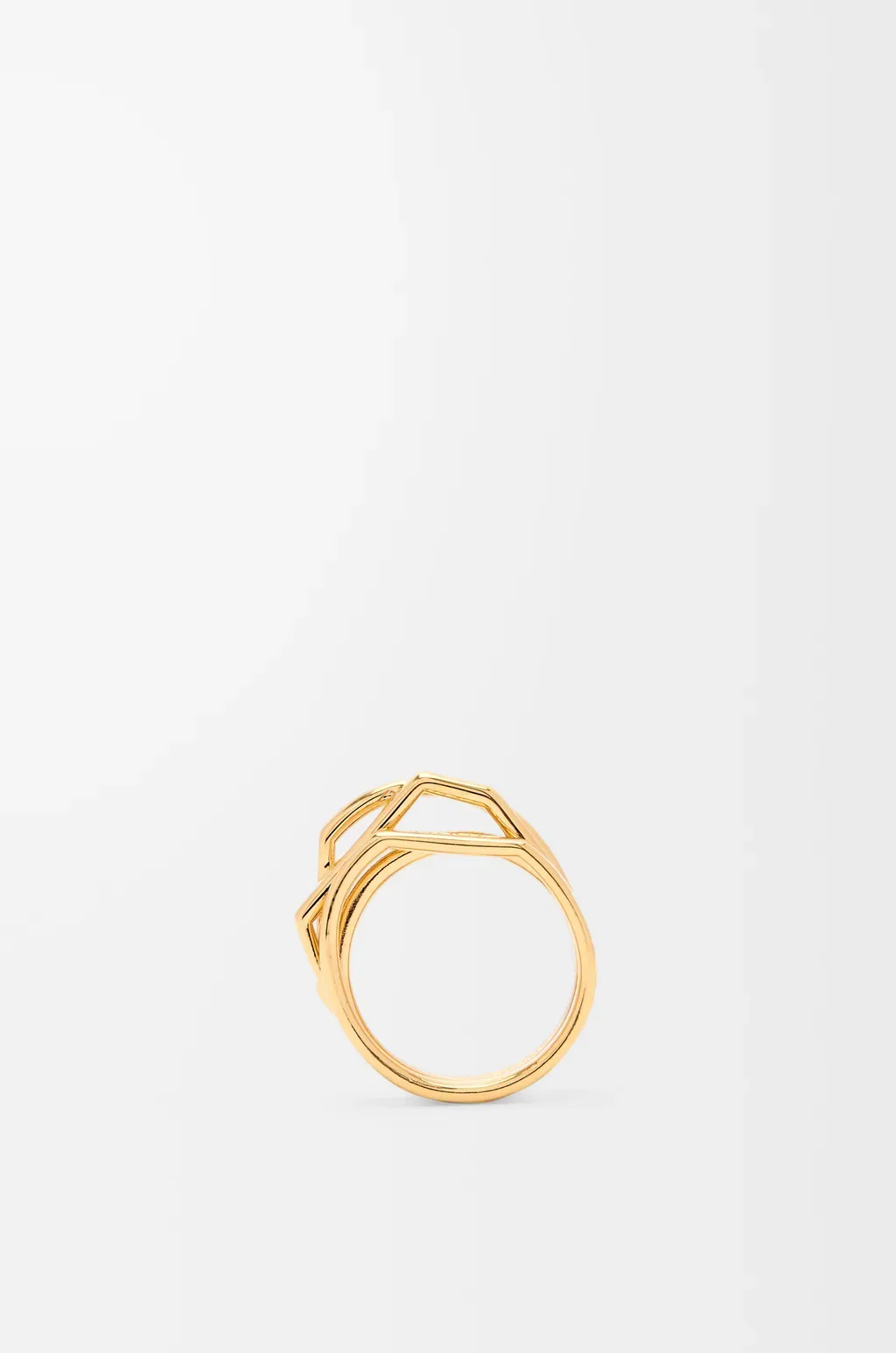 Stacked Ring In Sterling Silver