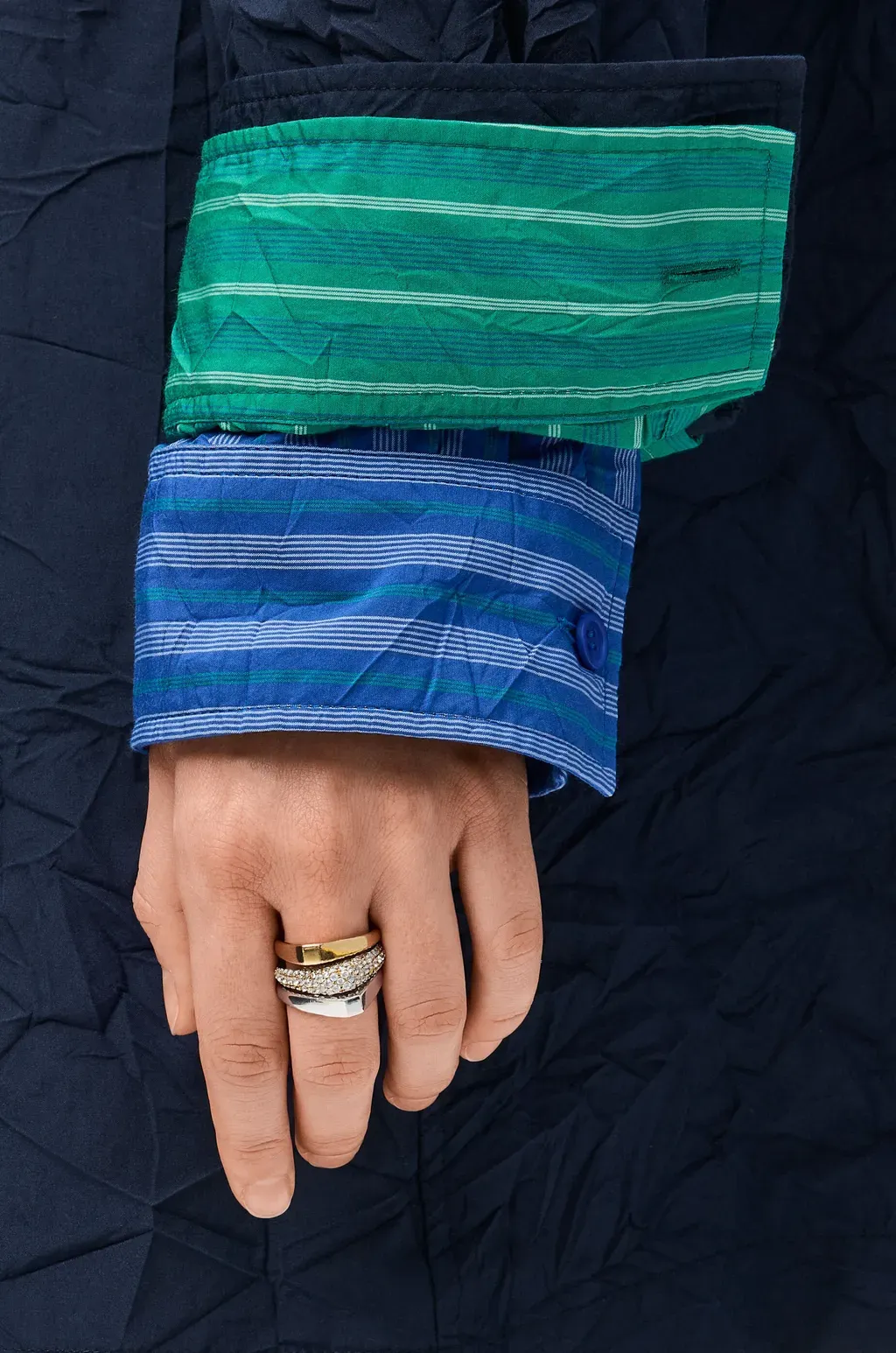 Stirrup Ring In Sterling Silver