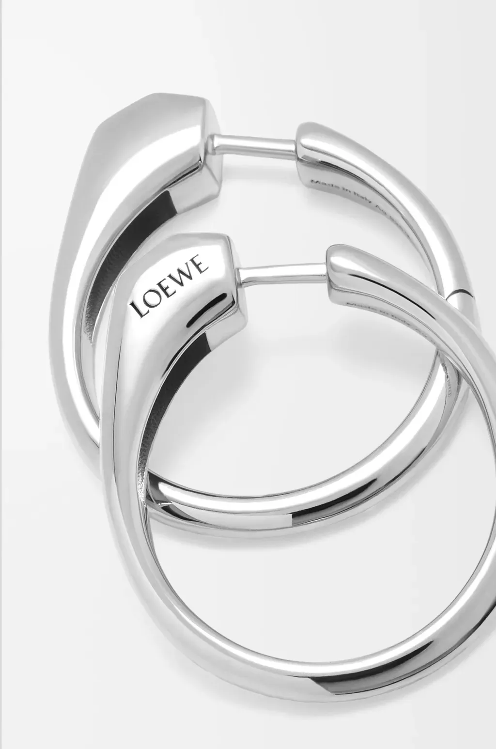Stirrup Earrings In Sterling Silver