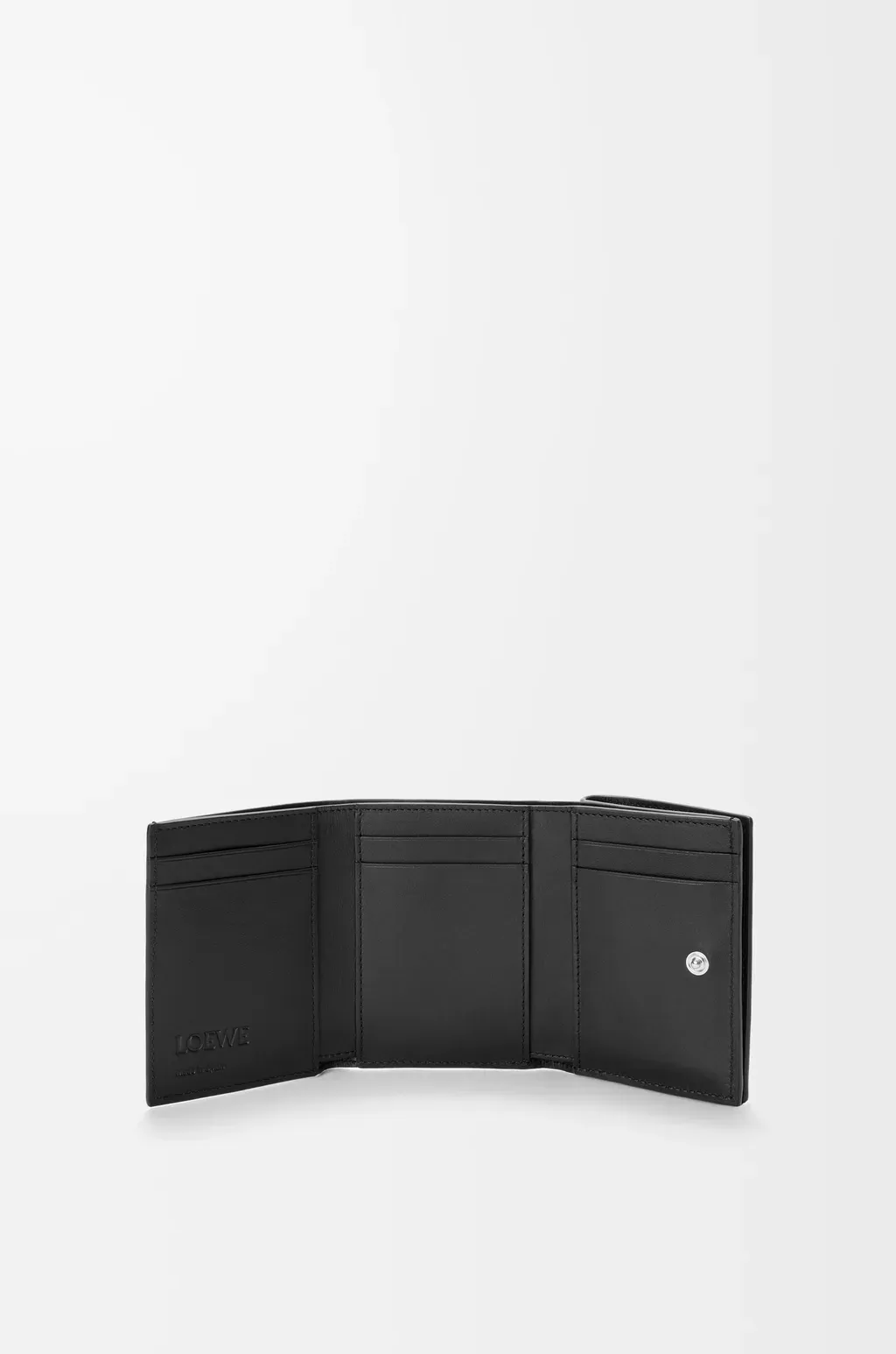 Trifold Wallet In Satin Calfskin