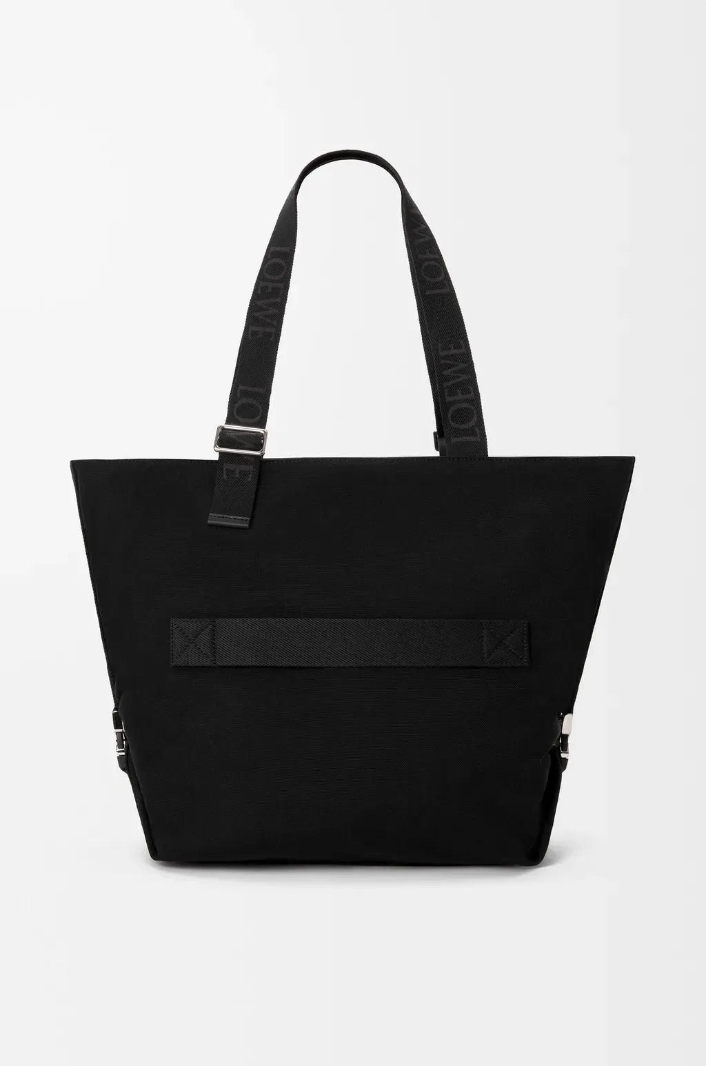 Flex Zipped Tote In Canvas And Suede