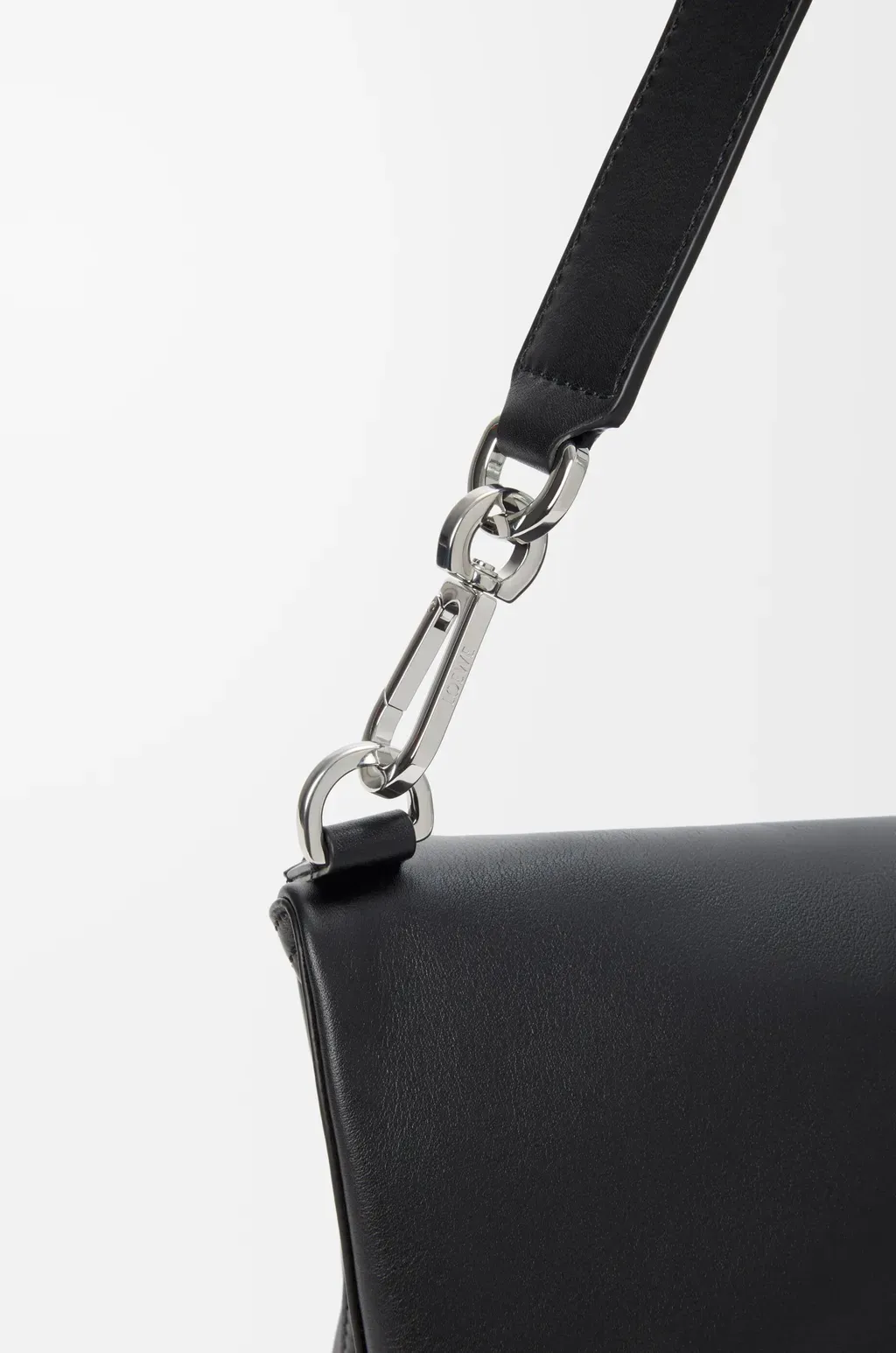 Bob Folded Tote In Shiny Supple Calfskin