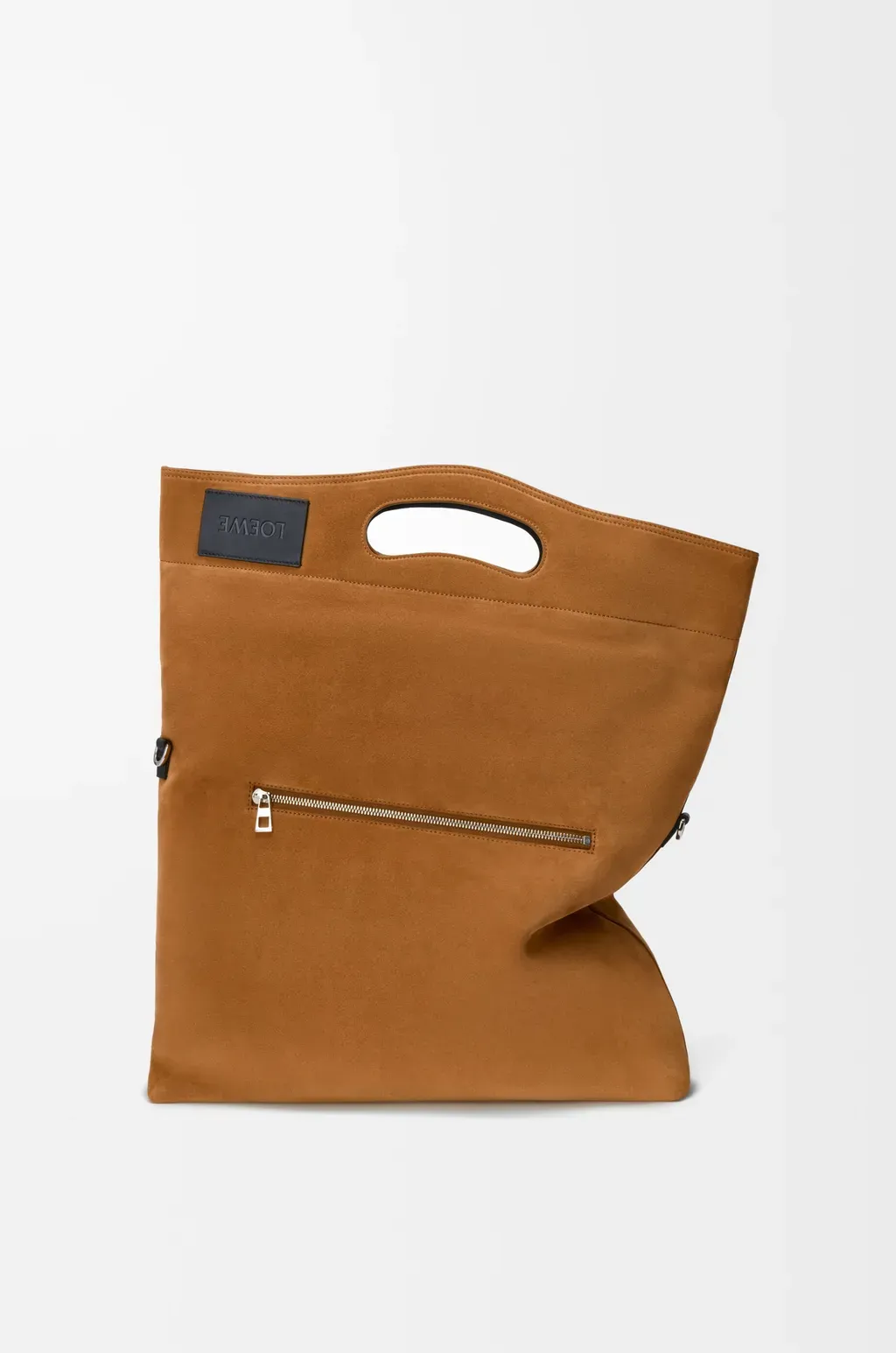 Bob Folded Tote In Suede