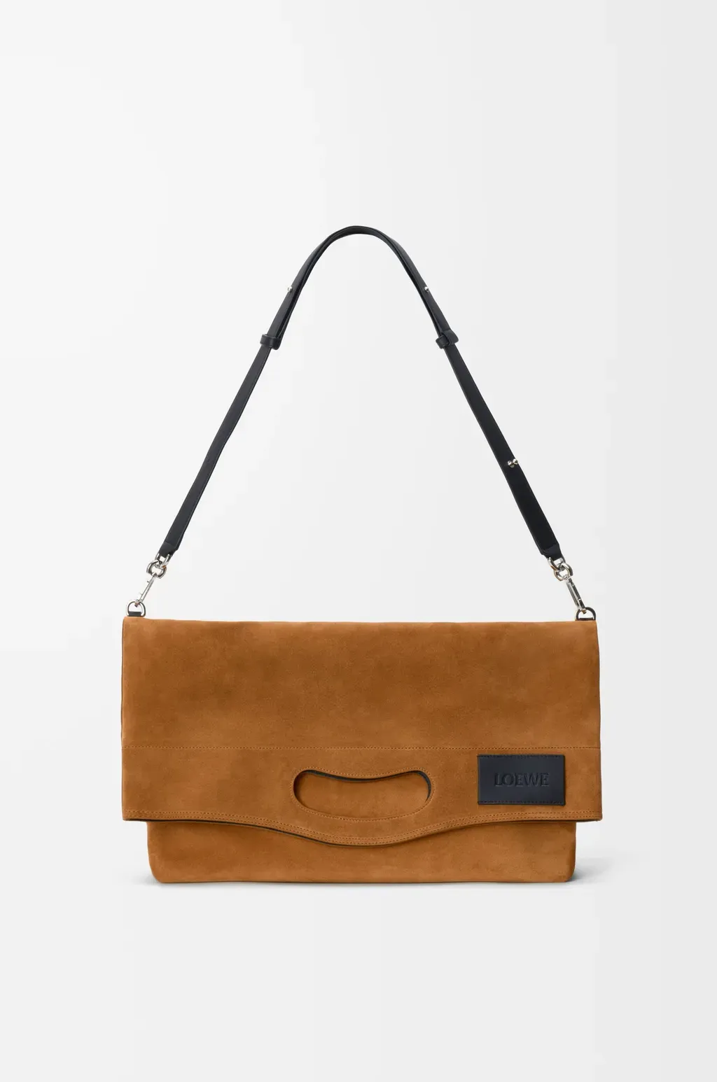 Bob Folded Tote In Suede