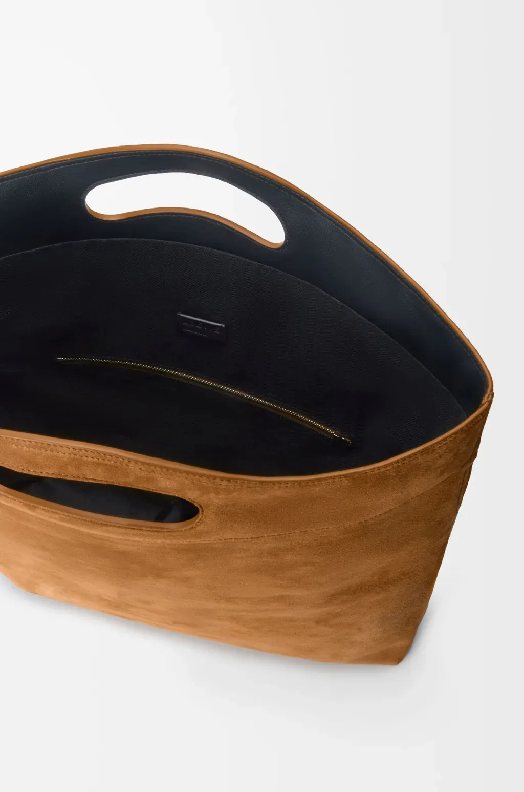 Bob Folded Tote In Suede