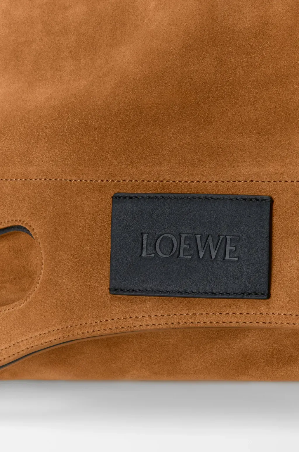 Bob Folded Tote In Suede
