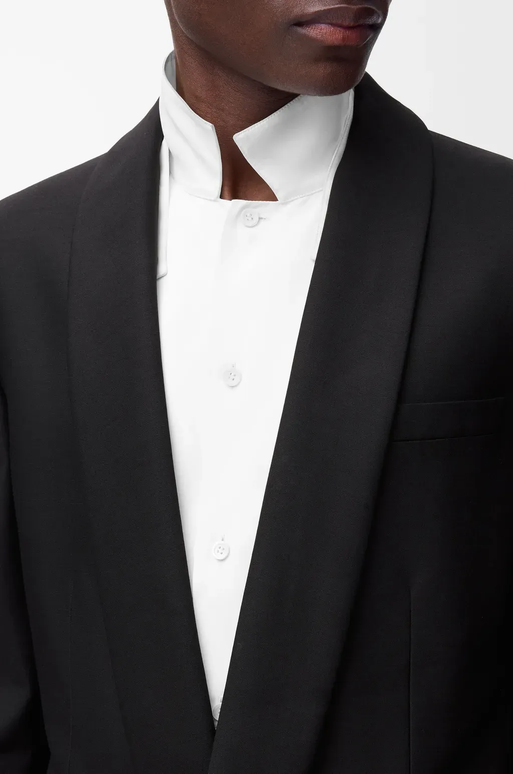Jacket In Wool And Silk