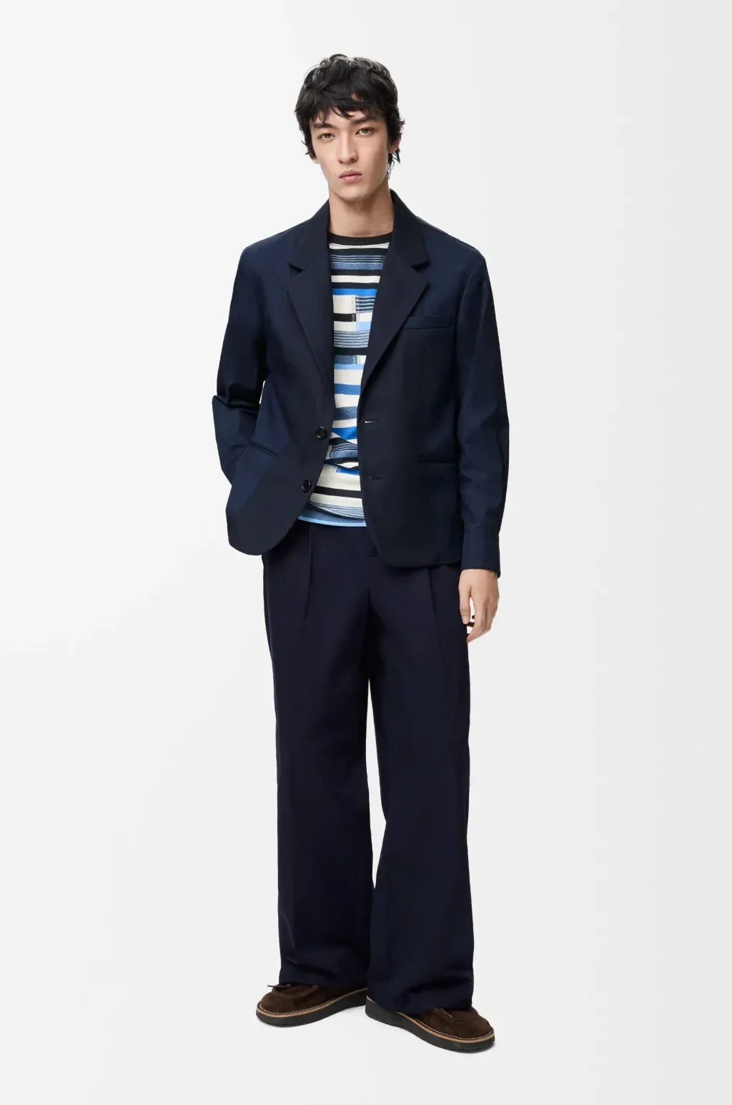 Hybrid Jacket In Cotton And Wool