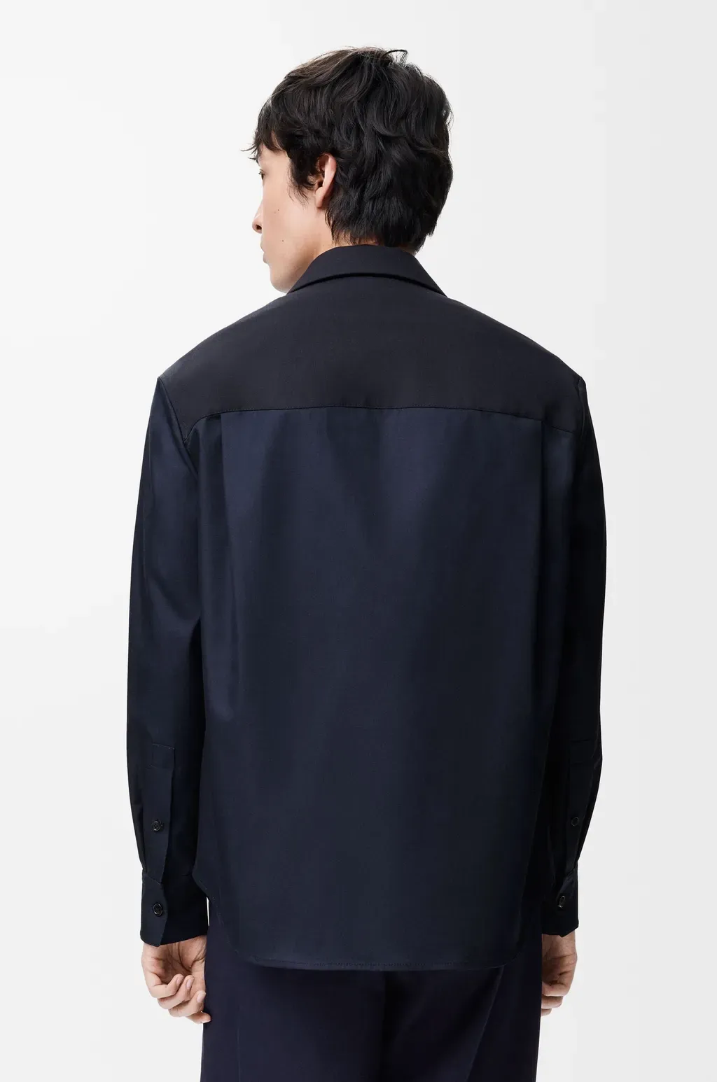 Hybrid Jacket In Cotton And Wool