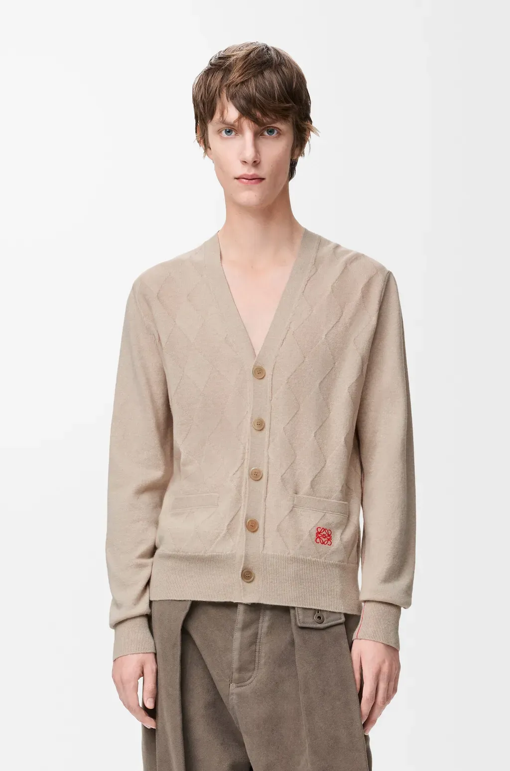 Cardigan In Wool And Cashmere
