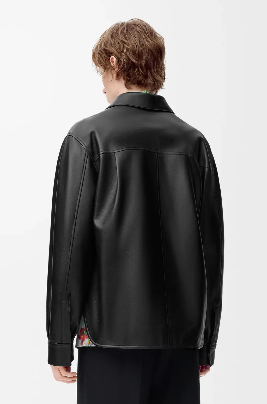 Overshirt In Nappa Lambskin