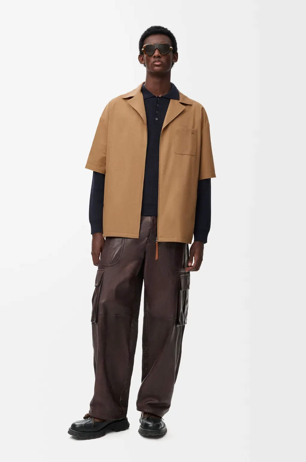 Short Sleeve Shirt In Cotton