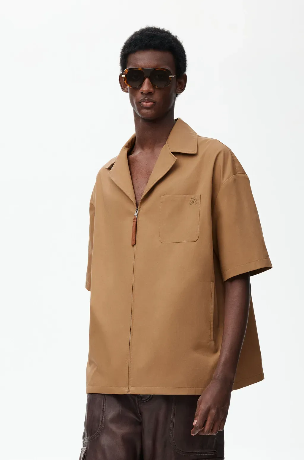 Short Sleeve Shirt In Cotton