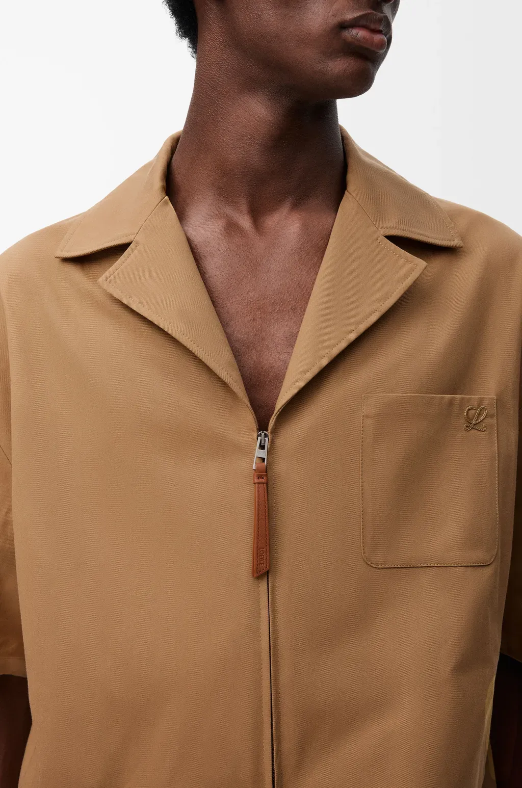 Short Sleeve Shirt In Cotton