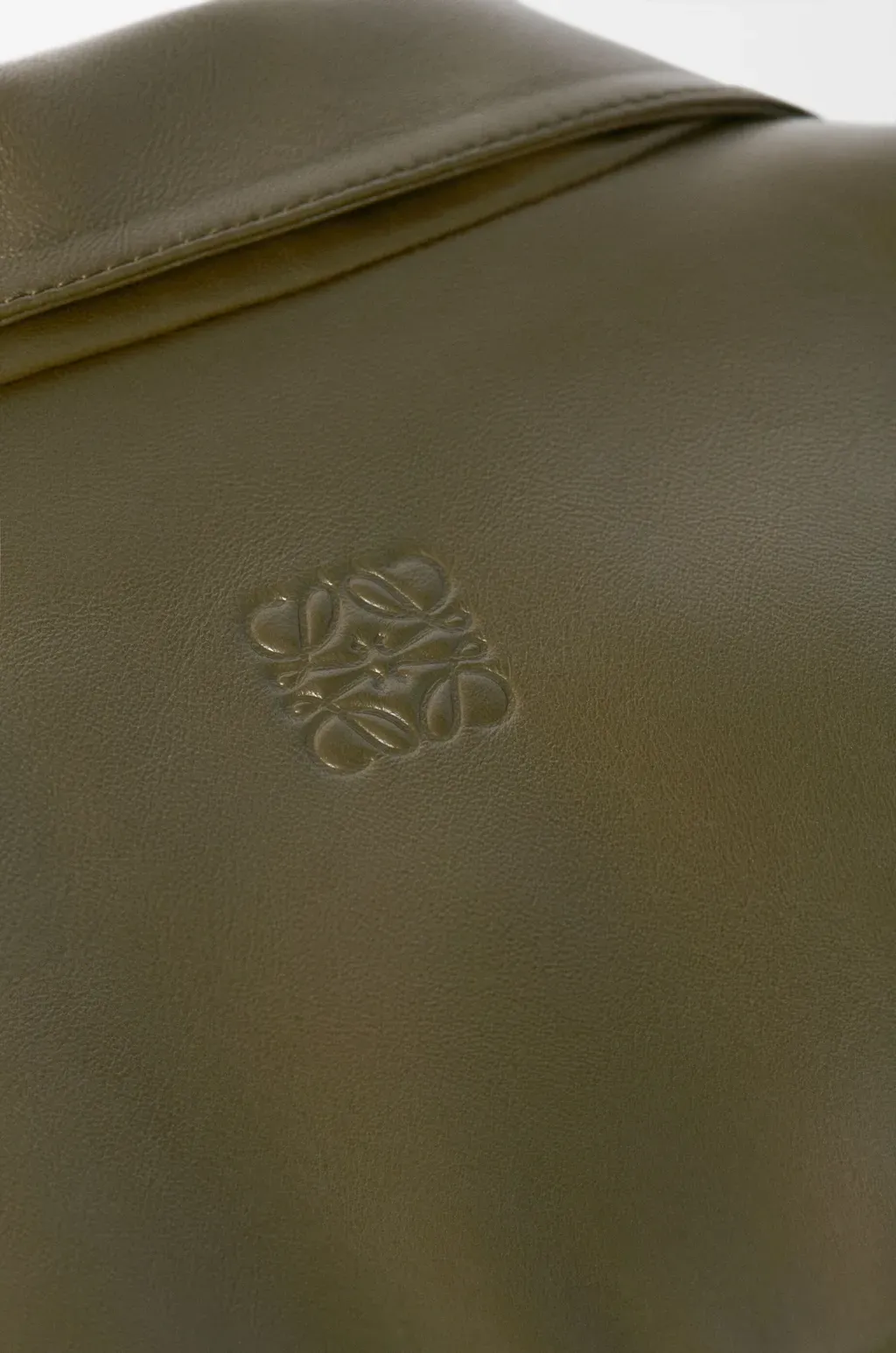 Short Sleeve Shirt In Nappa Lambskin