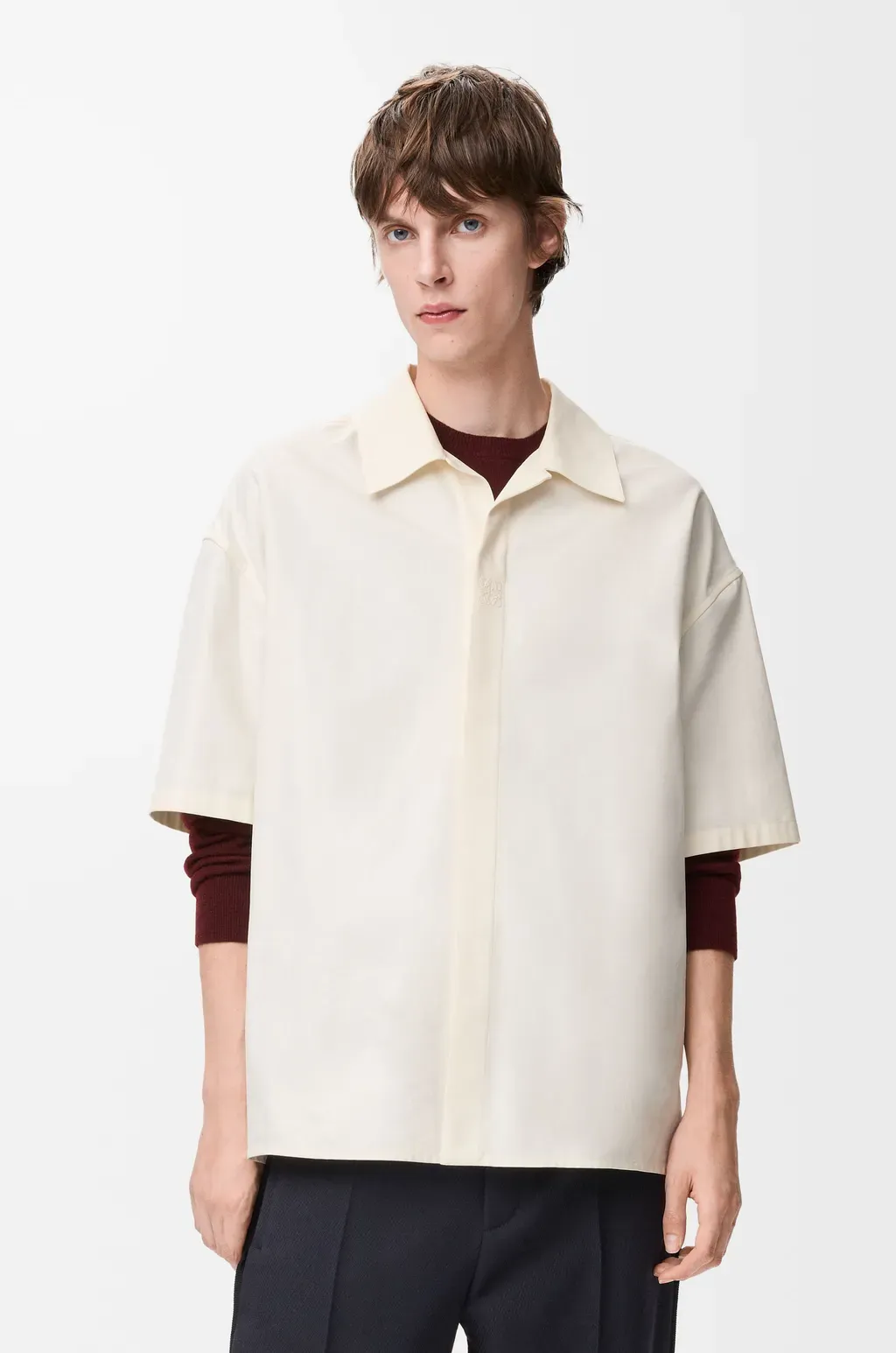Short Sleeve Shirt In Cotton