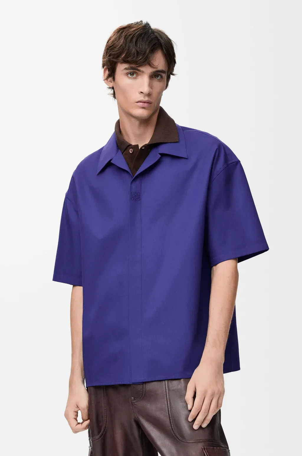 Short Sleeve Shirt In Cotton