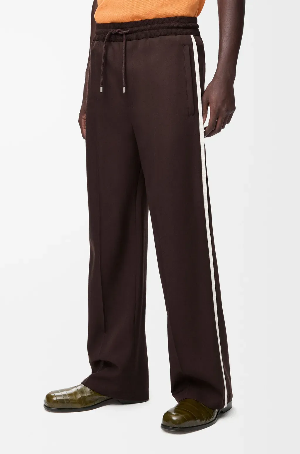 Drawstring Trousers In Wool