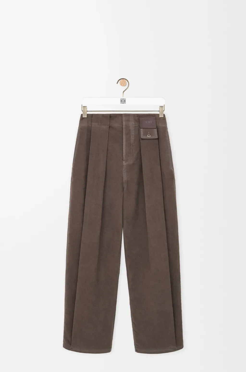 Trousers In Cotton Blend
