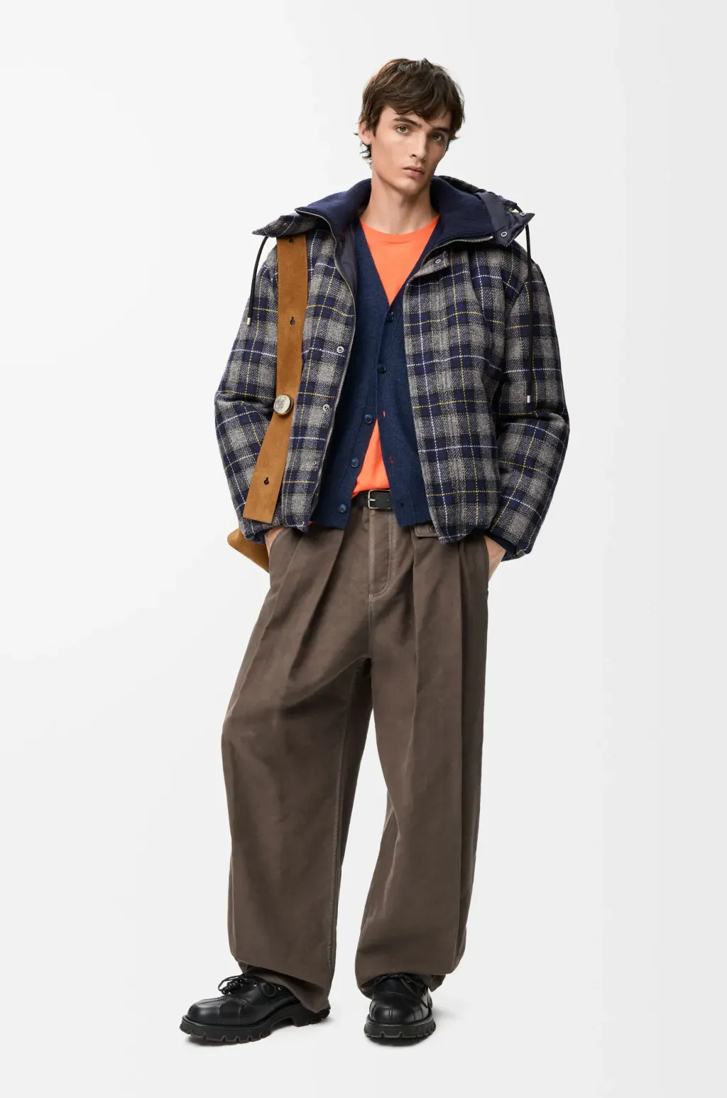 Trousers In Cotton Blend