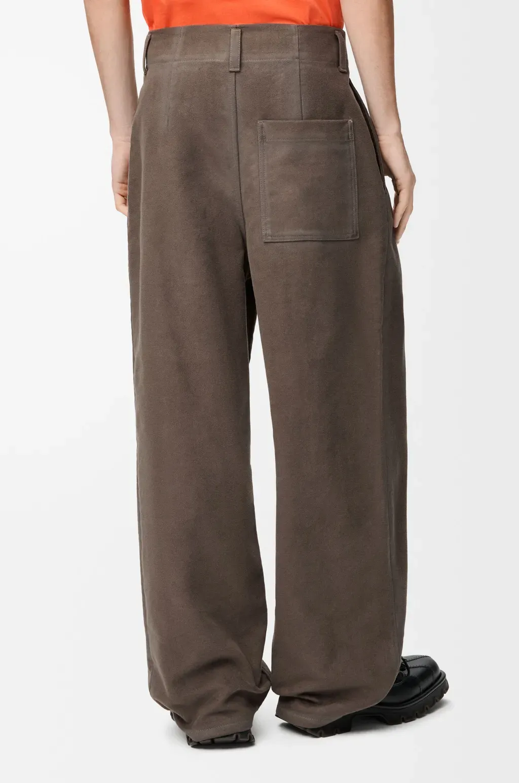 Trousers In Cotton Blend
