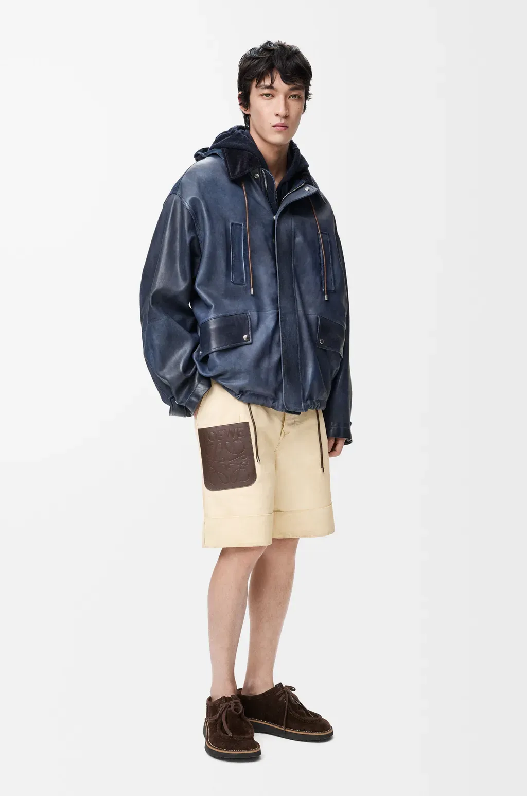 Turn-Up Shorts In Cotton
