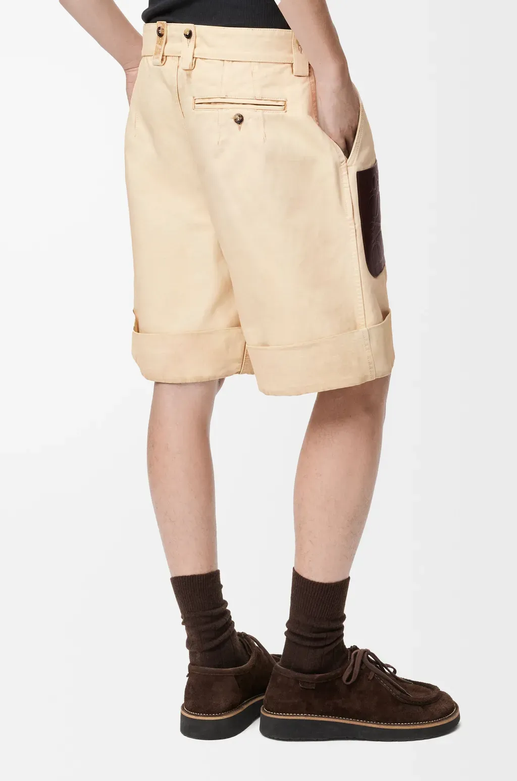 Turn-Up Shorts In Cotton