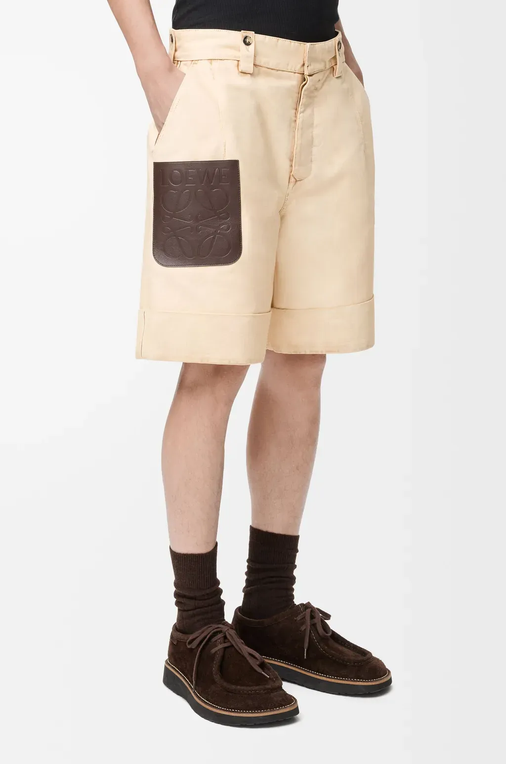 Turn-Up Shorts In Cotton