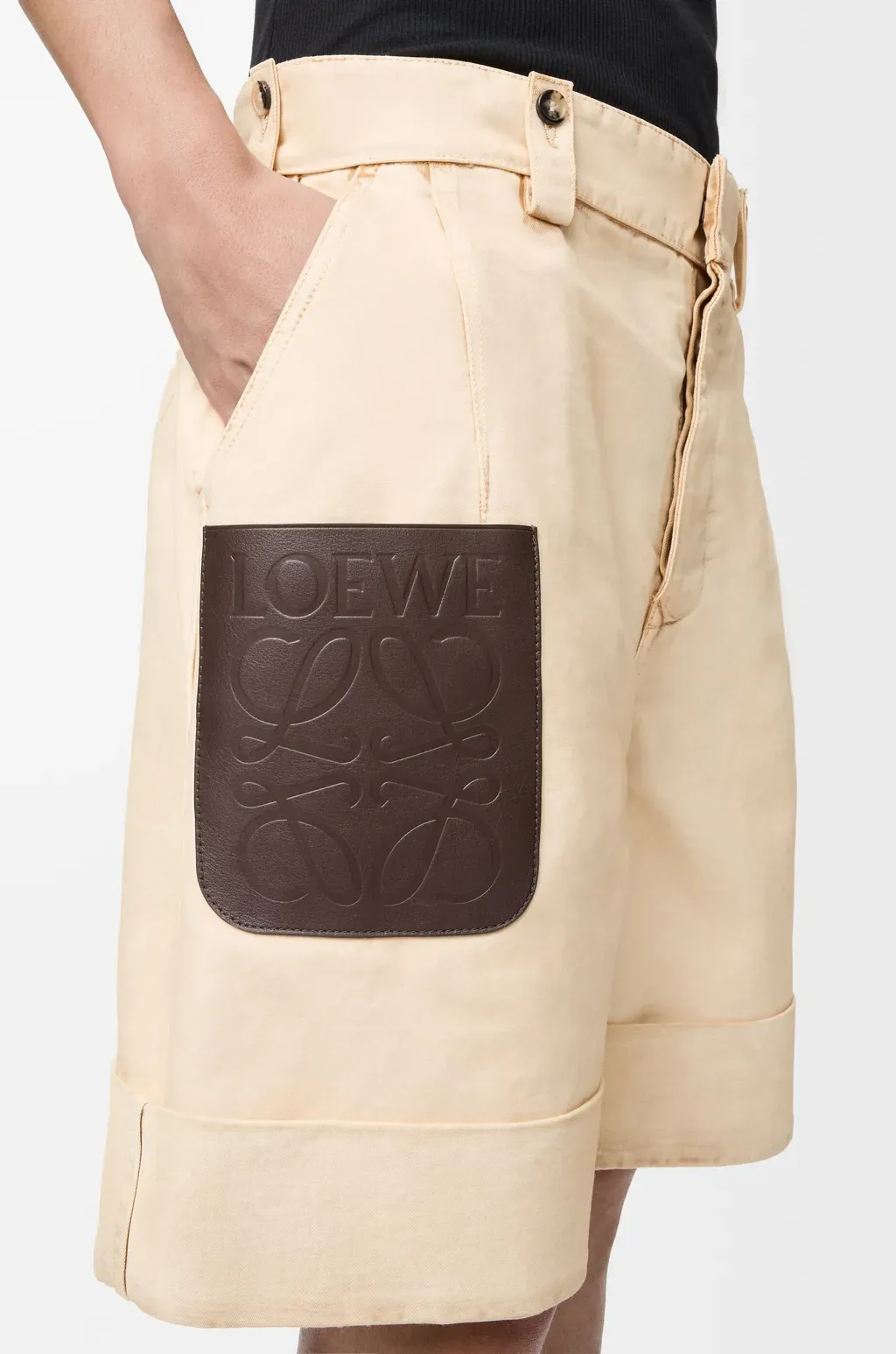 Turn-Up Shorts In Cotton