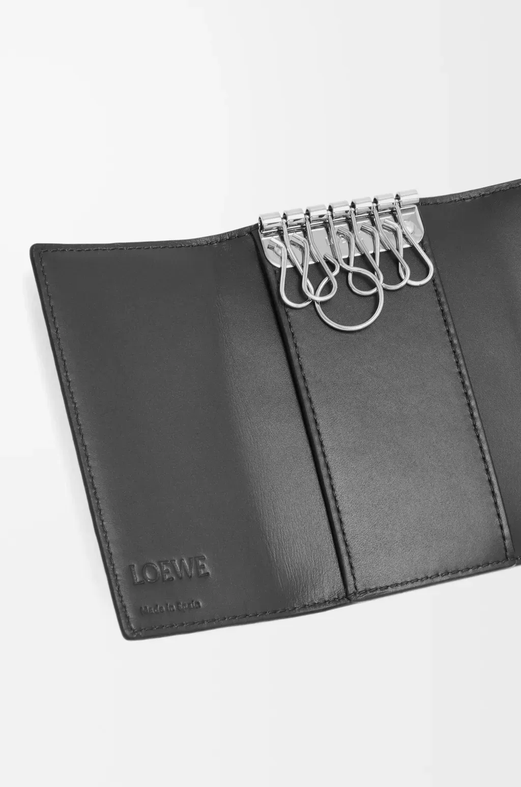 Key Case In Soft Grained Calfskin