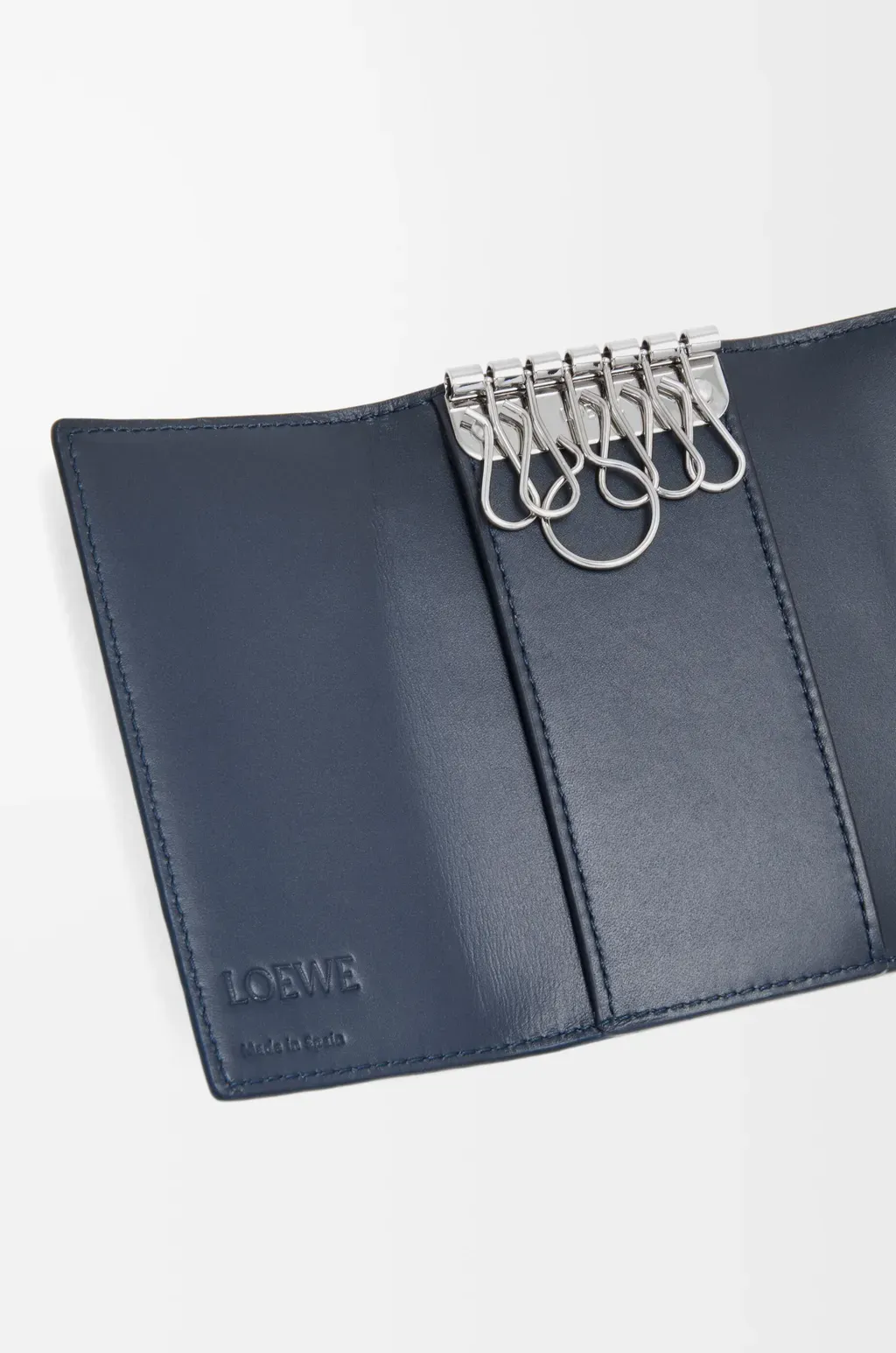 Key Case In Soft Grained Calfskin